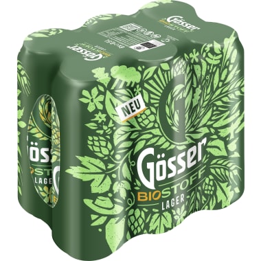 Gösser Biostoff Tray 6x 0,5 Liter