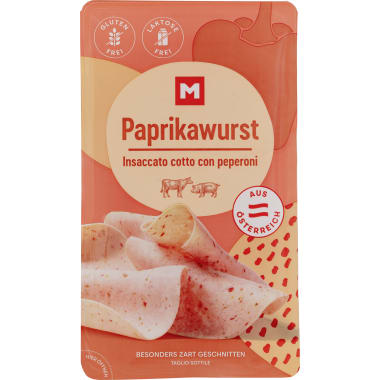 M Paprikawurst geschnitten