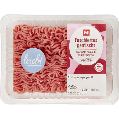 M Faschiertes mager gemischt