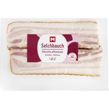 M Schweinebauchstreifen geselcht