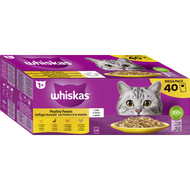 Whiskas Geflügelauswahl 40er-Packung