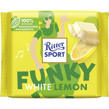 Ritter Sport White Lemon