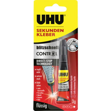 UHU Sekundenkleber Control