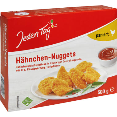 Jeden Tag Hähnchen Nuggets