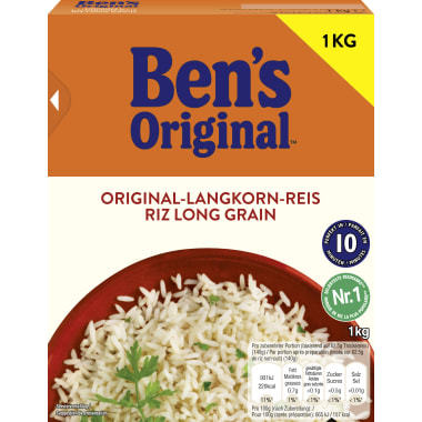 Ben's Original Spitzen-Langkorn-Reis 10 Minuten