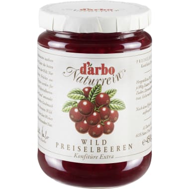 Darbo Naturrein Wildpreiselbeere