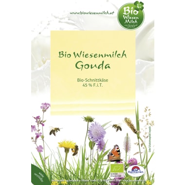 Kärntnermilch Bio Wiesenmilch Gouda Scheiben