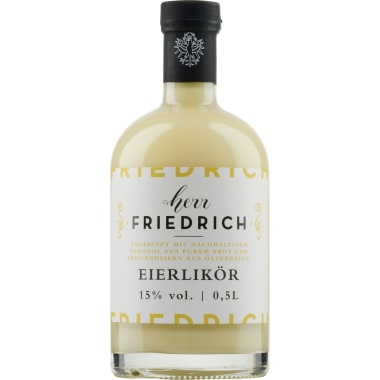 Herr Friedrich Herr Friedrich Eierlikör 15 % 0,5 Liter