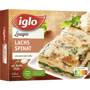 Iglo Lasagne Lachs-Spinat