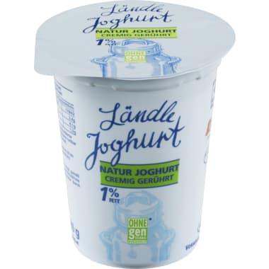 Vorarlberg Milch Ländle Naturjoghurt cremig 1%
