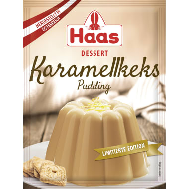 Haas Pudding Karamellkeks Geschmack
