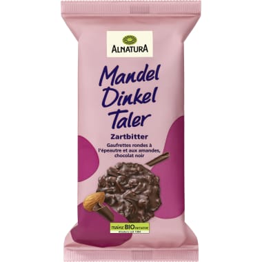 Alnatura Bio Dinkel Knusper Taler Zartbitter