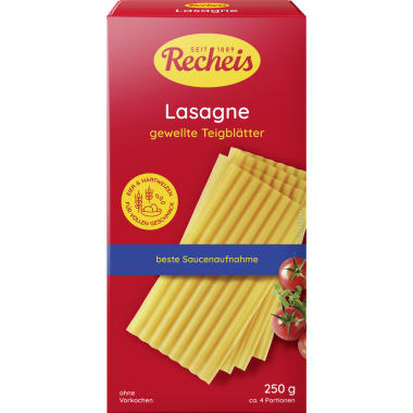 Recheis Premium Lasagne gelb