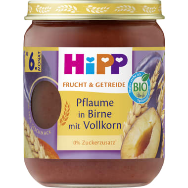 Hipp 6M Pflaume/Birne/Vollkorn