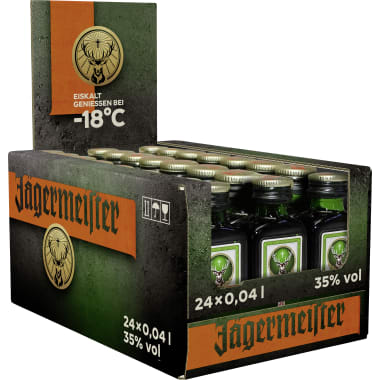 Jägermeister Kräuterlikör 35% 0,04 Liter