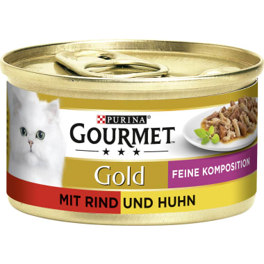 Purina Gourmet Gold Feine Komposition Rind & Huhn
