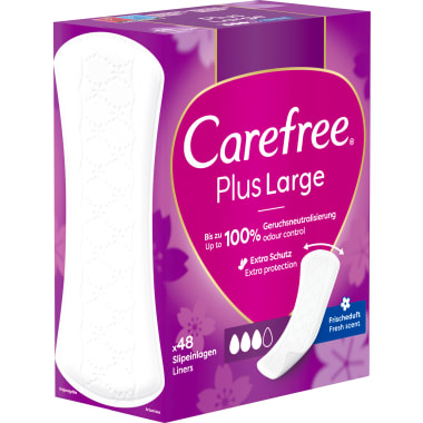 Carefree Plus Large Frischeduft Slipeinlagen 48er-Packung
