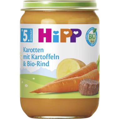 Hipp Karotten-Kartoffeln-Rind 4. Monat