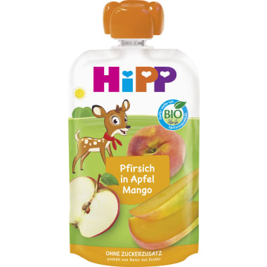 Hipp Hippis Pfirsich in Apfel-Mango
