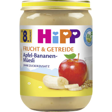 Hipp Apfel-Bananen-Müsli 8. Monat