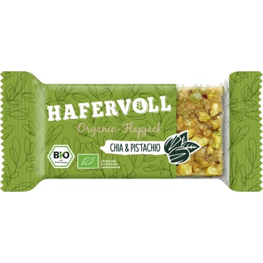 Hafervoll Bio Flapjack Chia Pistachio