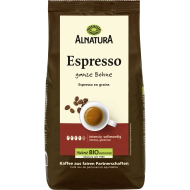 Alnatura Bio Espresso ganze Bohne kräftig