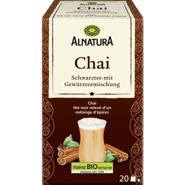 Alnatura Bio Chai Schwarztee mit Gewürzmischung