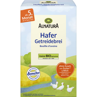 Alnatura Bio Hafer Getreidebrei 5. Monat
