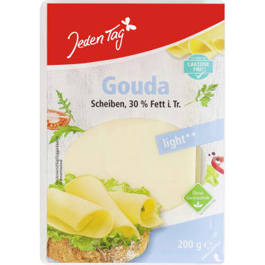 Jeden Tag Gouda leicht Scheiben