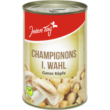 Jeden Tag Champignons ganze Köpfe 1.Wahl