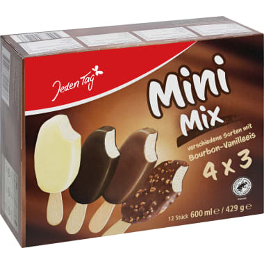 Jeden Tag Mini Stieleis 12er-Packung