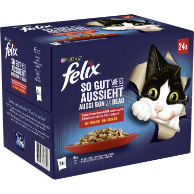 Purina Felix Fleischauswahl in Gelee