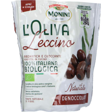 Monini Bio Oliven schwarz entsteint