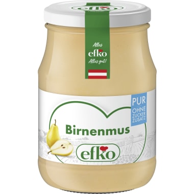 Efko Birnenmus pur ohne Zucker