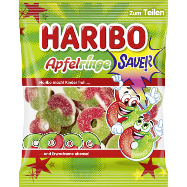 Haribo Apfelringe Sauer