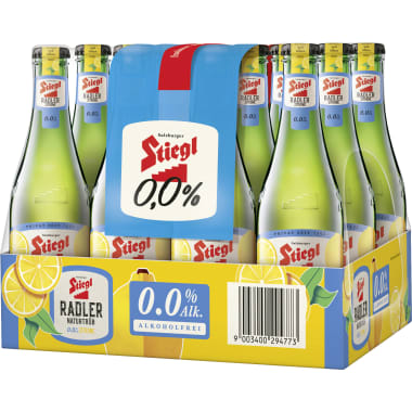 Stiegl Radler Zitrone alkoholfrei Tray 0,33 Liter