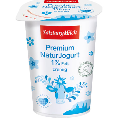 SalzburgMilch Premium Naturjogurt 1%