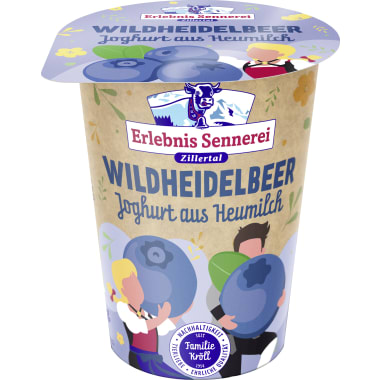 Erlebnissennerei Zillertal Wildheidelbeerjoghurt aus Heumilch