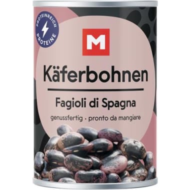 M Dampfgegarte Käferbohnen Konserve