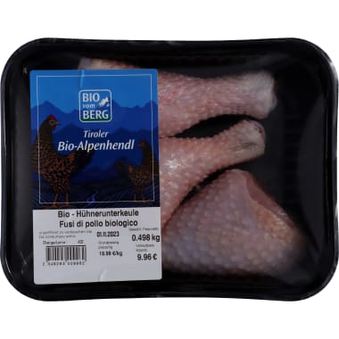 BIO vom BERG Tiroler Bio Hühnerunterkeule