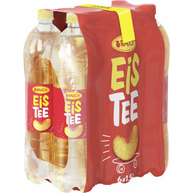 Rauch Eistee Pfirsich 6 x 1,5 Liter