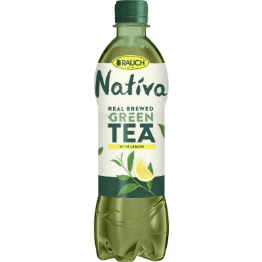 Rauch Nativa Green Tea Lemon 0,5 Liter