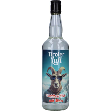 Tiroler Luft Waldbeerlikör mit Minze