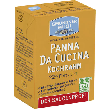 Gmundner Milch Haltbarer Kochrahm 22%
