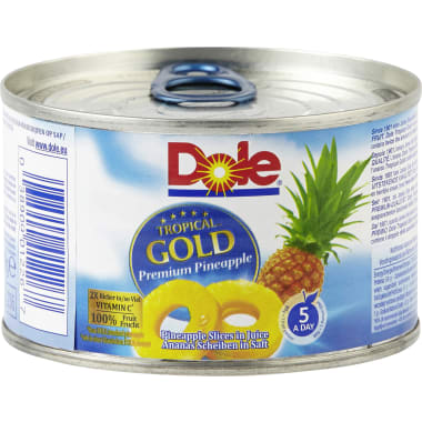 Dole Ananasscheiben in Saft 236 ml