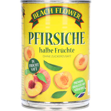 Beach Flower Pfirsichhälften in Fruchtsaft