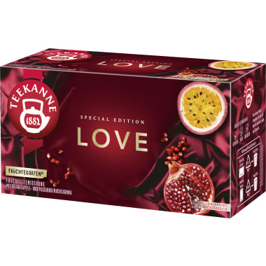 Teekanne Früchtegarten Love