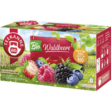 Teekanne Früchtegarten Waldbeere
