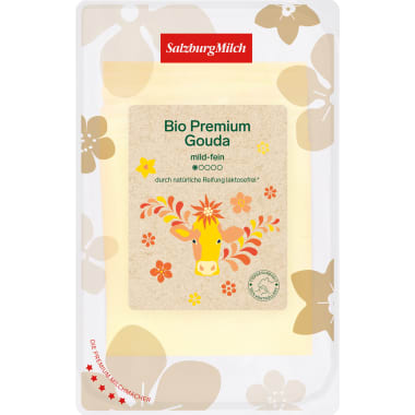 SalzburgMilch Premium Bio Gouda Scheiben