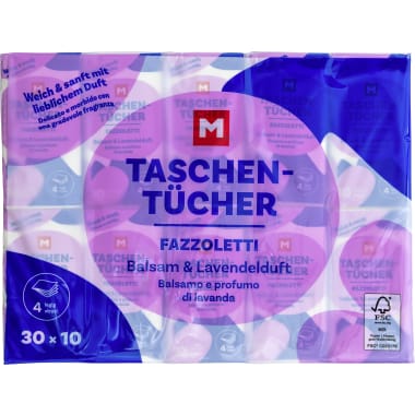 M Taschentücher 4-lagig mit Duft